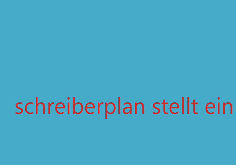 Stellenausschreibung: Bild: schreiberplan